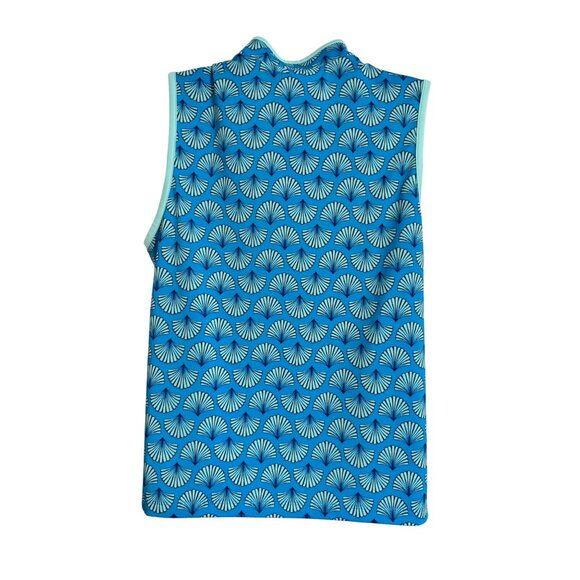 Sigrid Olsen Golf Tennis Size Large Top NWT Sleeveless 1/4 Zip Up Pullover UPF 5 - Picture 2 of 9